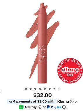 NARS Velvet Matte Lip Pencil — Take Me Home (Tan Rose). New in Box